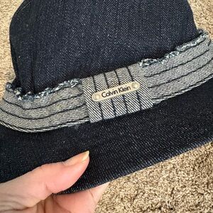 Calvin Klein Dark Blue Denim Hat